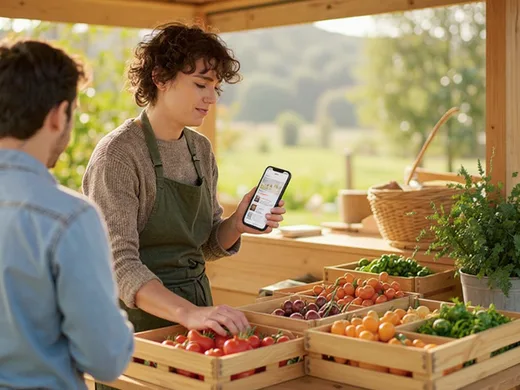 &Eacute;tal de vente directe &agrave; la ferme