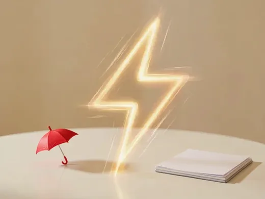 Mise en route rapide : parapluie et dossier de documents