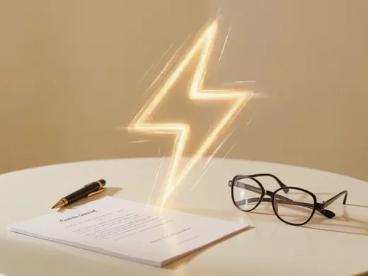 Mise en route rapide : contrat sign&eacute; et stylo